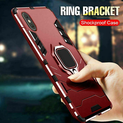 iPhone Rugged 360 Ring Stand Armor Cover - mazz land