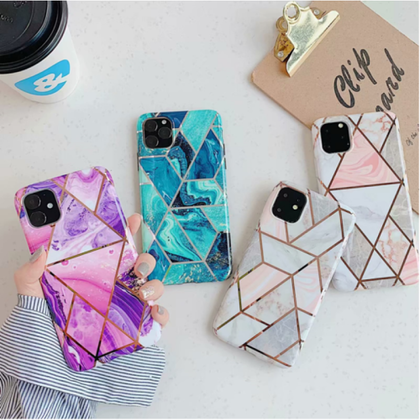 iPhone Shockproof Marble Ladies Phone Case Cover - mazz land