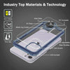 iPhone Hybrid Magnetic Ring Stand Slim Clear Hard Cover