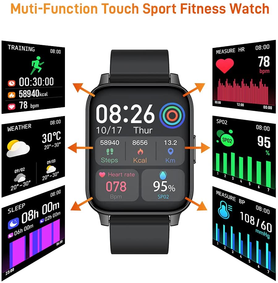 Smart Watch, Full Touch Screen