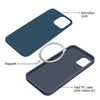 iPhone Liquid Silicone Magsafe Magnetic Case Hard Cover
