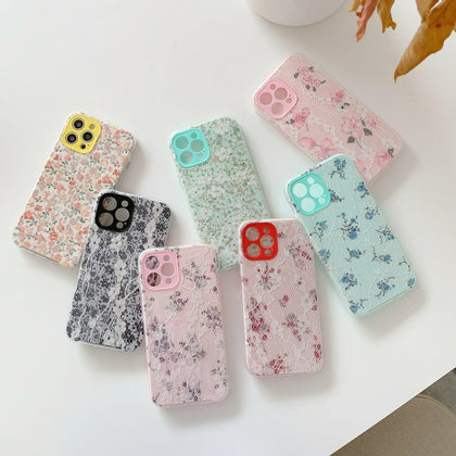 iPhone Cute Flower Shockproof TPU Soft Case Cover - mazz land