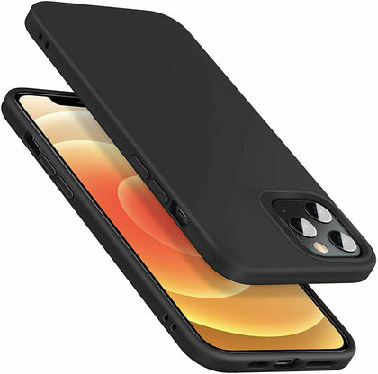 iPhone Black Case Gel Shockproof Silicone Cover - mazz land